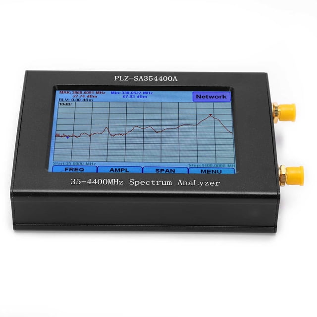Analizador de red, analizador de espectro de 35 a 4400 MHz Analizador de espectro con generador de barrido de 3,5 Valor inmejorable