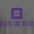 thumbnail image 3 of CafePress - Delta Tau Delta Purple Stacked Signature T Shirt - Mens Comfort Colors Shirt, 3 of 5