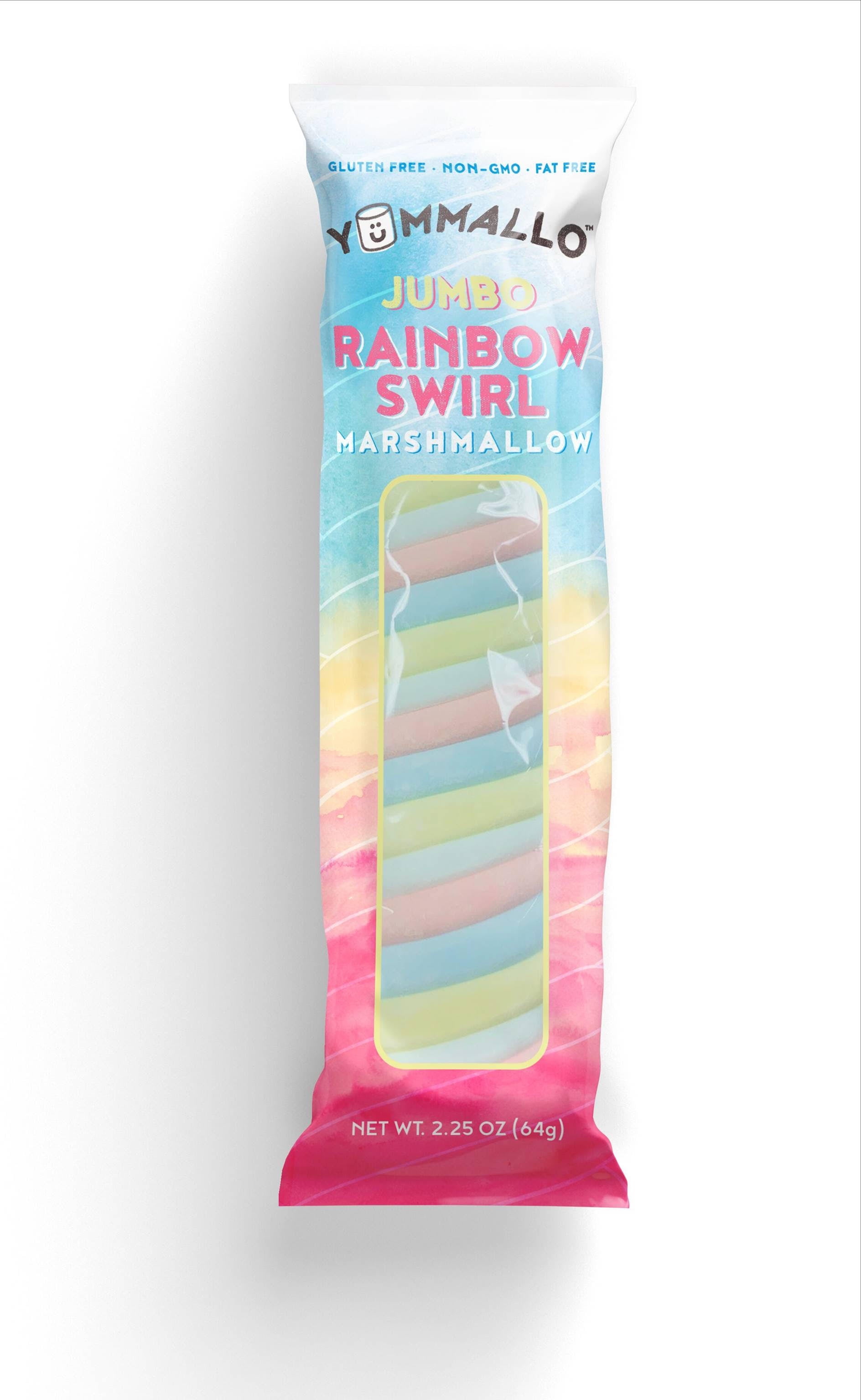 Yummallo Jumbo Rainbow Marshmallow, 2.25 oz