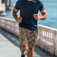thumbnail image 6 of Yuyamidu Camo Swim Trunks for Men Buthing Suit Quick Dry Board Shorts with Pockets Lightweight Swimwear Bathing Suits for Pool Surf Summer Vacation Man S, 6 of 8