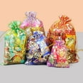 thumbnail image 3 of 50 Pc/lot 9x12CM Multi Christmas Bags Wedding Drawable Organza Voile Gift Packaging Bags Pouches Bags, 3 of 3