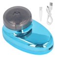 thumbnail image 1 of Cordless Mini Beard Trimmer Arc Shaped Foil USB Rehargeable Waterproof Digital Display Beard Clipper Blue, 1 of 5