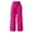 AA-Hot Pink386, variant on Women Linen Blend Pants Smocked High Waist Wide Leg Pant Breathable Effortless Daily Wear Trouser Purple