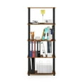 thumbnail image 2 of Furinno Turn-S-Tube 5-Tier Square Tubes Display Shelf, Light Cherry/Black, 2 of 5