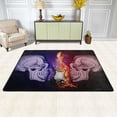 thumbnail image 1 of XMXY Area Rugs Doormat Outdoor Entrance, Musical Skull Contrast Print Facecloth Non-slip Floor Mat Rug for Living Room Kitchen Sink Area Indoor,72"x48", 1 of 9