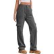 thumbnail image 1 of Pantalones Cargo for mujer, pantalones elásticos de cintura alta, pantalones de viaje de pierna ancha, pantalones casuales holgados, ropa de calle de senderismo con múltiples bolsillos, 1 of 7