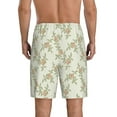 thumbnail image 4 of Lsque Rose Mens Sleep Pajama Shorts,Short Pajama Pants, Cotton Ultra-Soft Knit-X-Large, 4 of 9