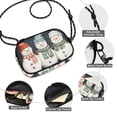 thumbnail image 3 of FORMRS Mini Crossbody Bag for Women Adjustable Shoulder Rope Travel Casual Phone Purse, Green Snowmen, 3 of 7