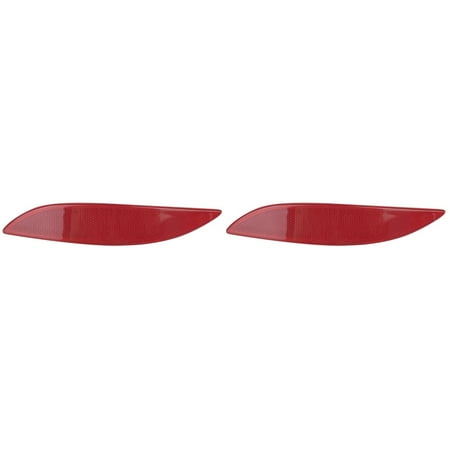 

FRCOLOR Rear Car Bumper Light Tail Reflector False Reflector Reflectors Lamps Light Reflectors Reflective Decorative Red Side