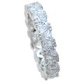 thumbnail image 2 of 925 Sterling Silver Eternity Bands for Women & Wedding Ring Make Great Anniversary Gifts for Her, 2 of 5