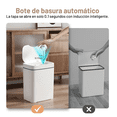 thumbnail image 3 of Bote de Basura Blanco 14L Sensor Automático x2 Pack, 3 of 5