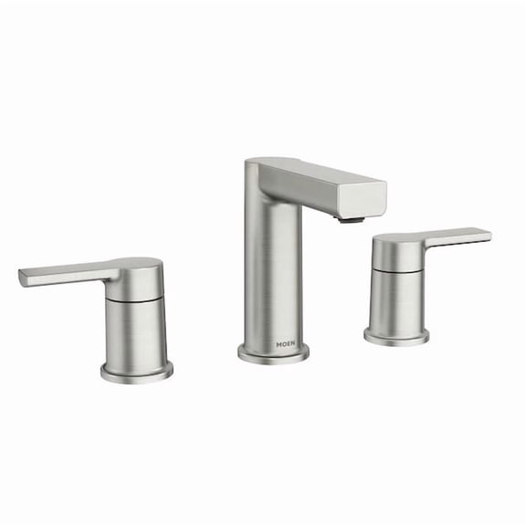 Moen Rinza 84629SRN Two-Handle Bathroom Faucet Spot Resist Brushed Nickel