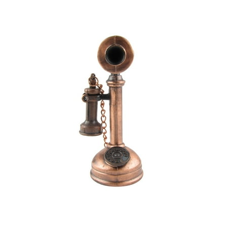- 1/4 Scale Dollhouse Miniature Candlestick Phone Metal Telephone Pencil Sharpener