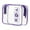 Violet, variant on Clear Makeup Bag Dustproof Cosmetic Bag for Traveling Bathroom Business Trip Violet