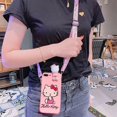 thumbnail image 1 of Sanrio-funda de teléfono con soporte Hello Kitty para OPPO, A9, A5, A53, 2020, A15, A52, A54, A74, A94, A96, A57, Find X3 Lite, X5 Pro, con cordón Fivean unisex, 1 of 2