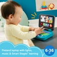 thumbnail image 3 of Fisher-Price Laugh & Learn Let’s Connect Laptop Baby & Toddler Electronic Learning Toy, 3 of 7