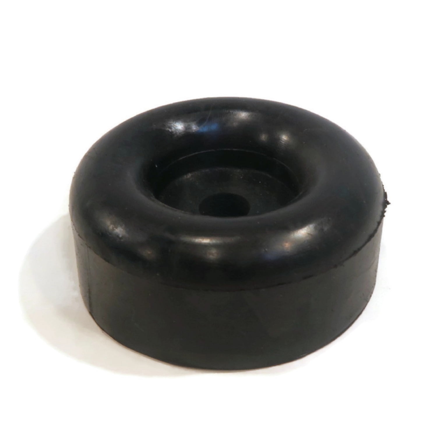 Ten (10) Black Cargo Trailer Door Ramp Rubber Bumper Stop Guard