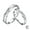 E, variant on Forever Love Couple Wedding Lover Silver Color Rings' Z6B6