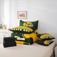 thumbnail image 5 of Erosebridal American Football City Bed in a Bag, Eat Sleep Bed Set, Soccer Lover Reversible Comforter Sets, Lightweight Room Decoration, 7pcs, 5 of 5