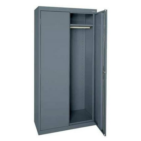 SANDUSKY EAWR462472-02 Wardrobe Storage Cabinet,Charcoal