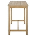 thumbnail image 2 of Riverbay Furniture 36" Wood Counter Height Pub Table in Distressed Brown, 2 of 6