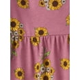 thumbnail image 3 of The Children's Place Girls Short Sleeve Print Tiered Flutter Dress, Sizes XS-XXL, 3 of 3