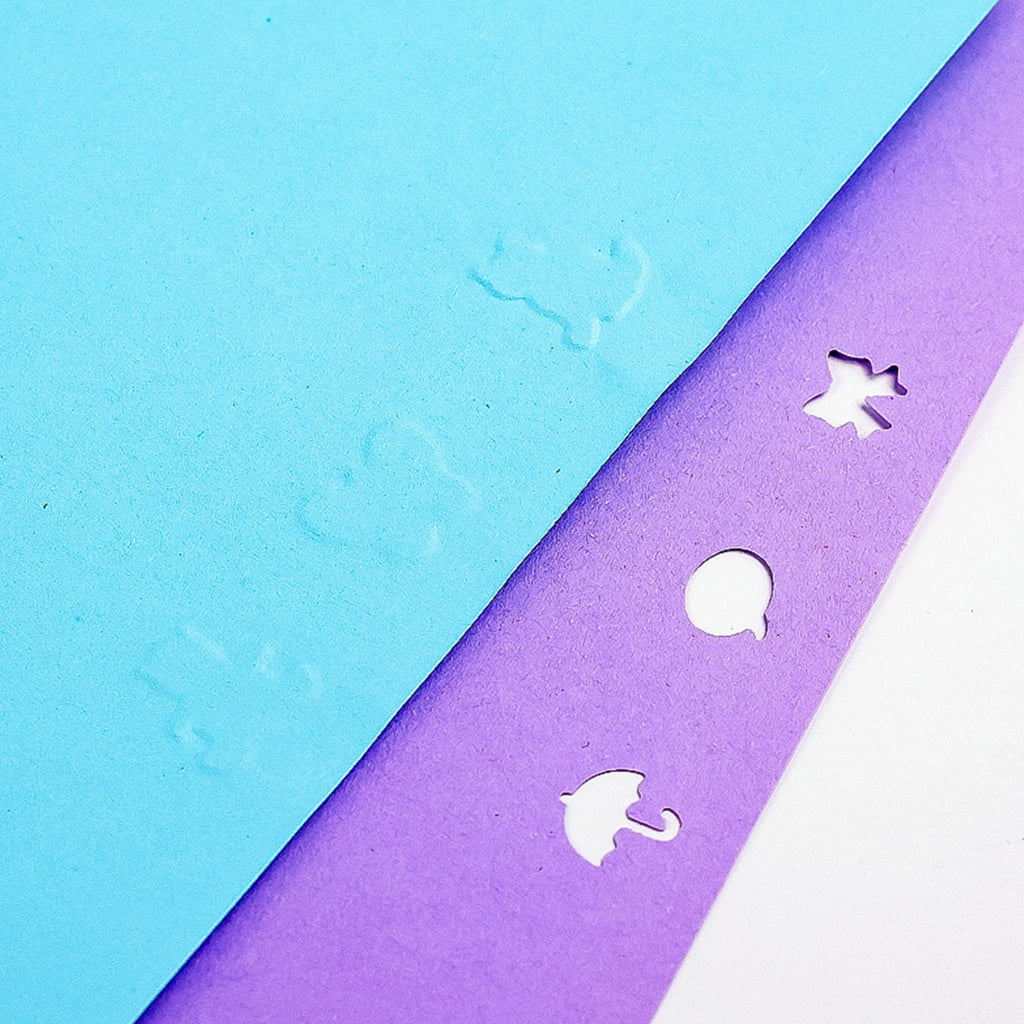 Lace Design Photo Punches Hole Maker Embossing Tool For Scrapbooking Office Use Plastic Craft Paper Punches