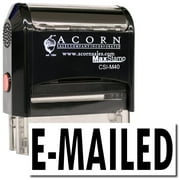 Large Self-Inking E-Mailed Stamp with Burgundy Ink