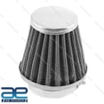 thumbnail image 1 of Motorcycle Funnel Air Intake Filter Cleaner Gauze Clamp 46mm for ATV Scooter, 1 of 5