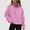 E-393Pink, variant on FAOWME Womens Pullover Long Sleeve Half Zip Solid Color Cropped Fashion Comfortable Soft Sweatshirts For Daily Wear Beige L