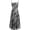 Black, variant on Women's Summer Dress Sleeveless Spaghetti Strap Midi Dress Sexy Cowl Neck Floral Cocktail Dress Party Dresses