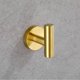thumbnail image 3 of Ganchos para toallas de baño YONGSHENG acero inoxidable Sus304 oro cepillado paquete de 2, 3 of 5