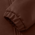 thumbnail image 6 of LEKWK Sherpa Lined Jacket for Men Full Zip Heavyweight Hooded Coat Thick Fleece Outerwear Winter Thermal Warm Parka Top, 6 of 7