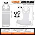 thumbnail image 2 of TMWEFUSC 12Pcs Diamond Oscillating Multi Tool Grout Removal Blades Tile Grout Remover Blades Kit with 2 Adapters Multifunctional Grout Remover Blades Kit for Oscillating Tool, 2 of 13