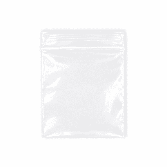 SSBM 1000 Per Case 2 1/2" x 3" - 2 Mil Clear Reclosable Poly Bags