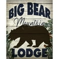 thumbnail image 3 of Bailey, Ann 20x24 Black Modern Framed Museum Art Print Titled - Big Bear Lodge, 3 of 5