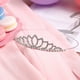 thumbnail image 3 of Diadema nupcial con decoración de diamantes de imitación, pinza para el cabello, lazo para el cabello, tiara (plateada), 3 of 7