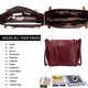 thumbnail image 5 of Bolso de mano de mujer de baile sexy bolsos de hombro de cuero trabajo oficina monederos diarios bolso bandolera, 5 of 7