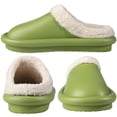 thumbnail image 2 of Slippers for Women and Men House Shoes Indoor Outdoor, Green Size W4.5-5.5 M3-4, 2 of 7