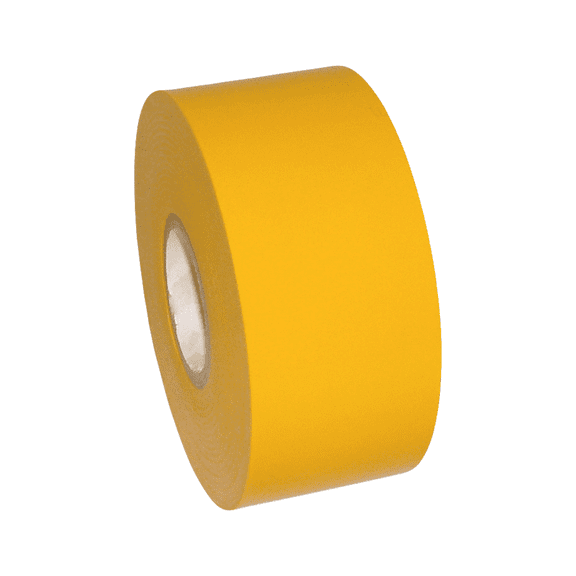 JVCC DVT-76 Dry Vinyl Tape: 2 in x 250 ft. (Yellow)