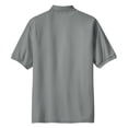 thumbnail image 6 of Yellow Rooster Men's Short Sleeve Silk Touch Polo with Pocket Cool Grey 4XL, 6 of 6