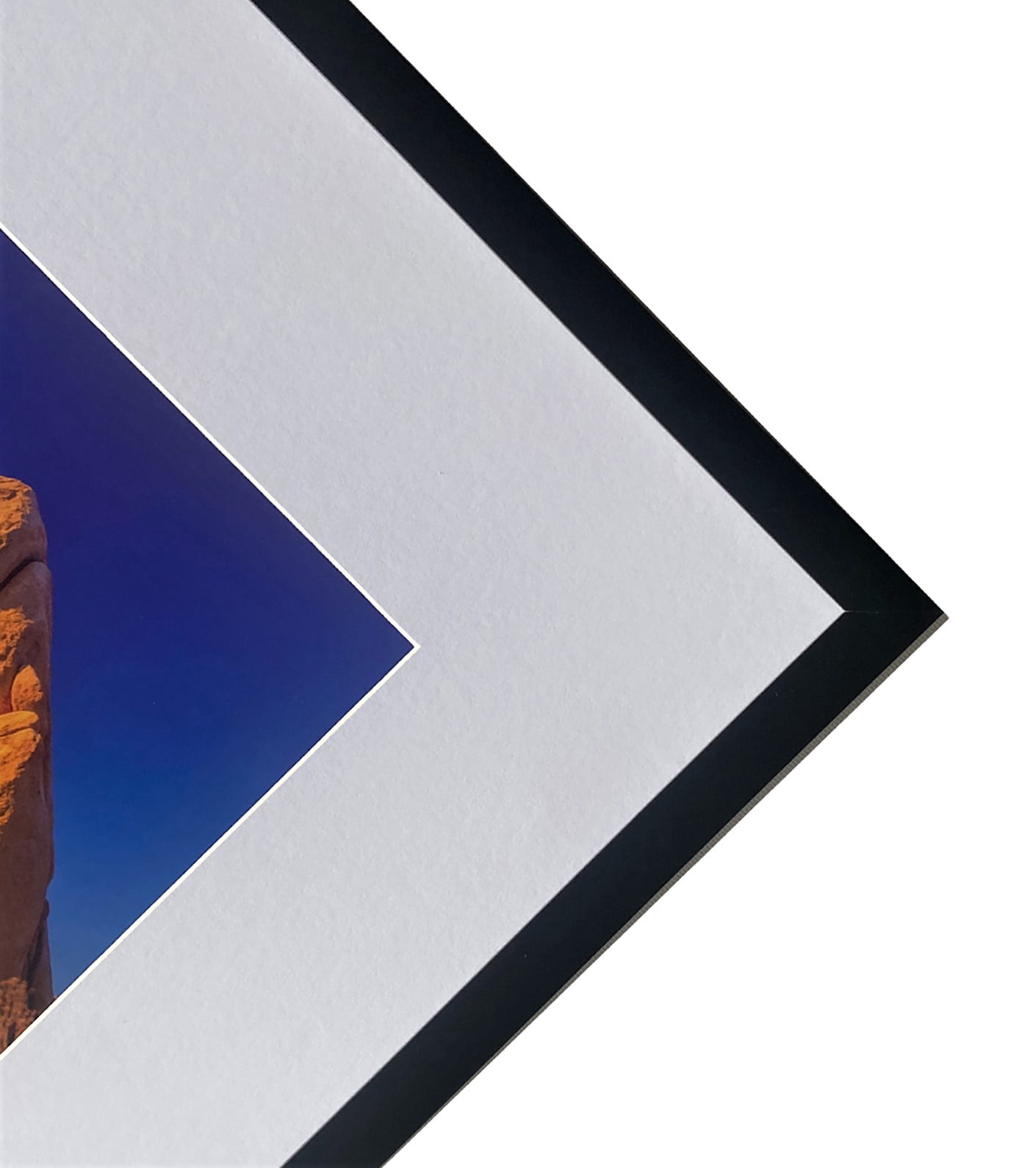 Picture Frame PVC Black Frame 14.2W*3.1D*20.3H/7.9LB Wall Mount Display, Pack of 5