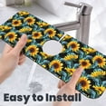 thumbnail image 6 of Kdxio Blue Batterflies Sunflower Pattern Non-Slip Diatom Mud Faucet Drain Pad,Self Absorbent Mat for Kitchen Sink for Variety Kitchen & Bathroom Countertops, 6 of 7