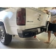 thumbnail image 4 of Vijay Compatible with 2015-2016-2017-2018-2019-2020-2021-2022 Chevrolet Colorado Rear Bumper Textured Black Steel with Light and D-ring, 4 of 8
