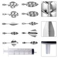 thumbnail image 2 of Estante de secado de flores de lugar de onda seca de metal de grado alimenticio profesional de 11 piezas, 2 of 8