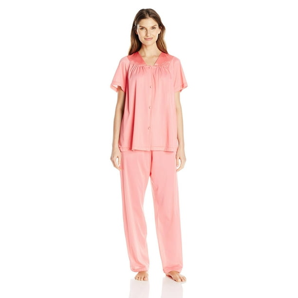 Vanity Fair Vanity Fair Colortura Sleepwear Women S Plus Sizes Short Sleeve Pajama Set 2x Walmart Com Walmart Com