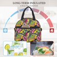 thumbnail image 4 of Easygdp Colrful Tropical Leaves Caja de Almuerzo para Mujeres y Hombres, Bolsa de Almuerzo Insulada, Bolsas Reutilizables Impermeables para Viajes, Trabajo y Picnics, 4 of 7