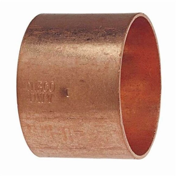 Nibco Coupling with Stop,Wrot Copper,2",CxC 901 2