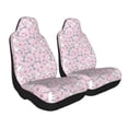 thumbnail image 2 of Naloa Cute Rabbit Flower Car Seat Covers 2PCs Front Car Seat Covers Universal fit for Most Cars SUVs and Trucks - 1, 2 of 5