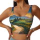 thumbnail image 1 of Balery Sunflowers At Sunset Sujetadores deportivos con espalda cruzada para mujer, acolchados, sin costuras, de alto impacto, ideales para yoga, gimnasio, entrenamiento y fitness.-XX-Large, 1 of 8